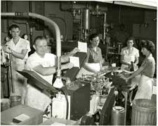 A group of people sitting around in a room.