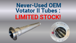 Exceptional Value: Brand New, Never-Used OEM Nickel Chrome Votator® II Tubes
